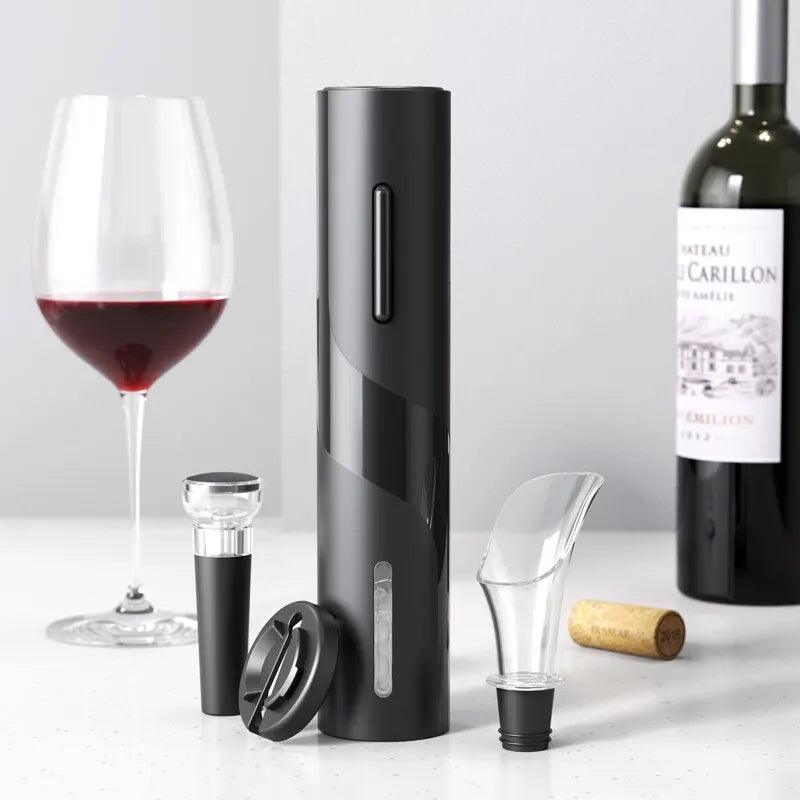 Abridor de Vinhos Elétrico + Kit Gratuito