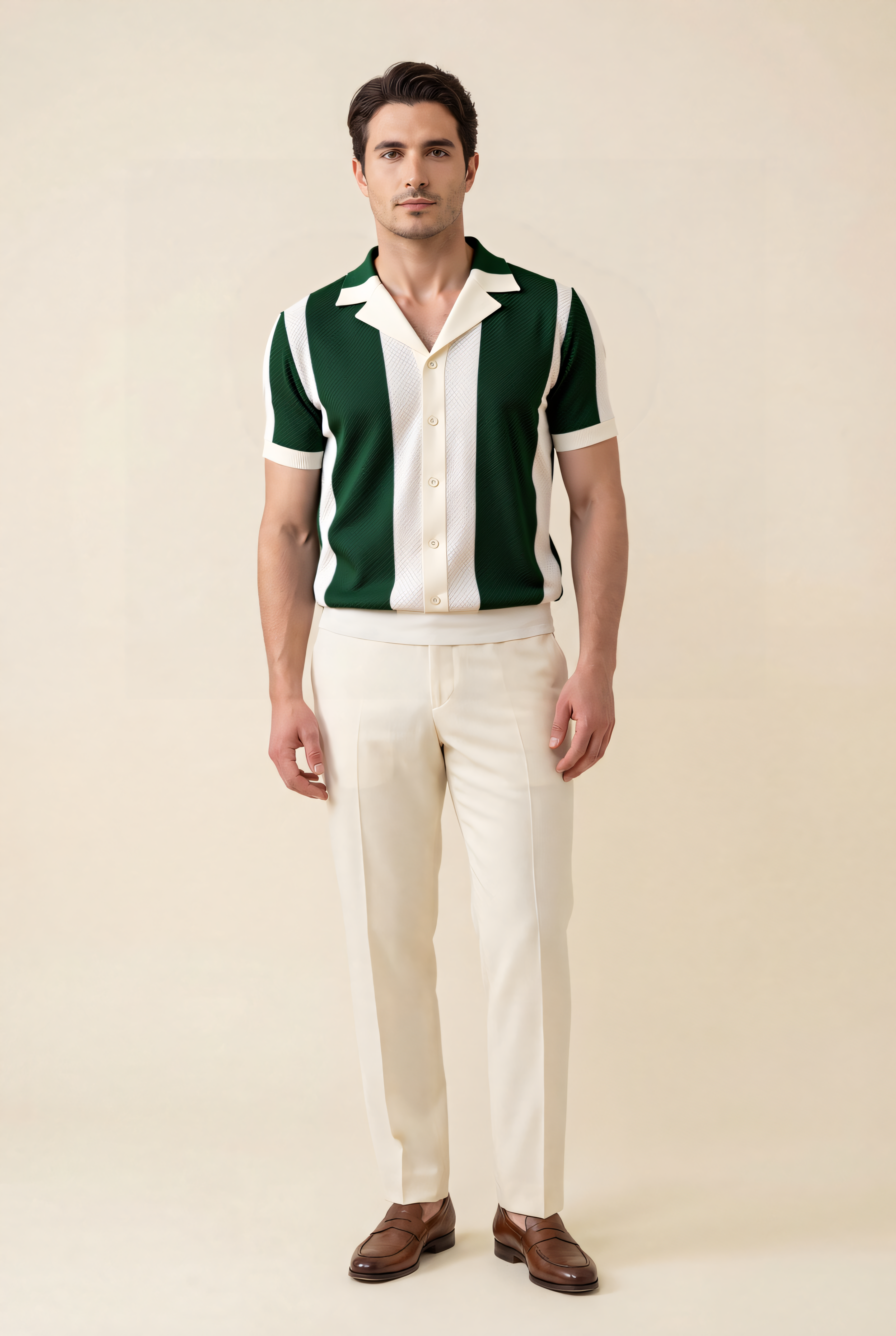 Riviera Stripe Polo Shirt